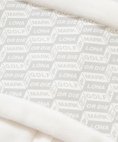 U GN BLOCK PATTERN FLEECE NECK WARMER LR4YW01U