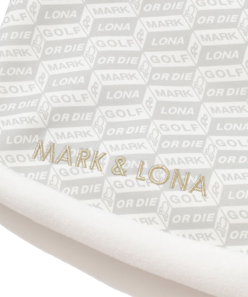 U GN BLOCK PATTERN FLEECE NECK WARMER LR4YW01U