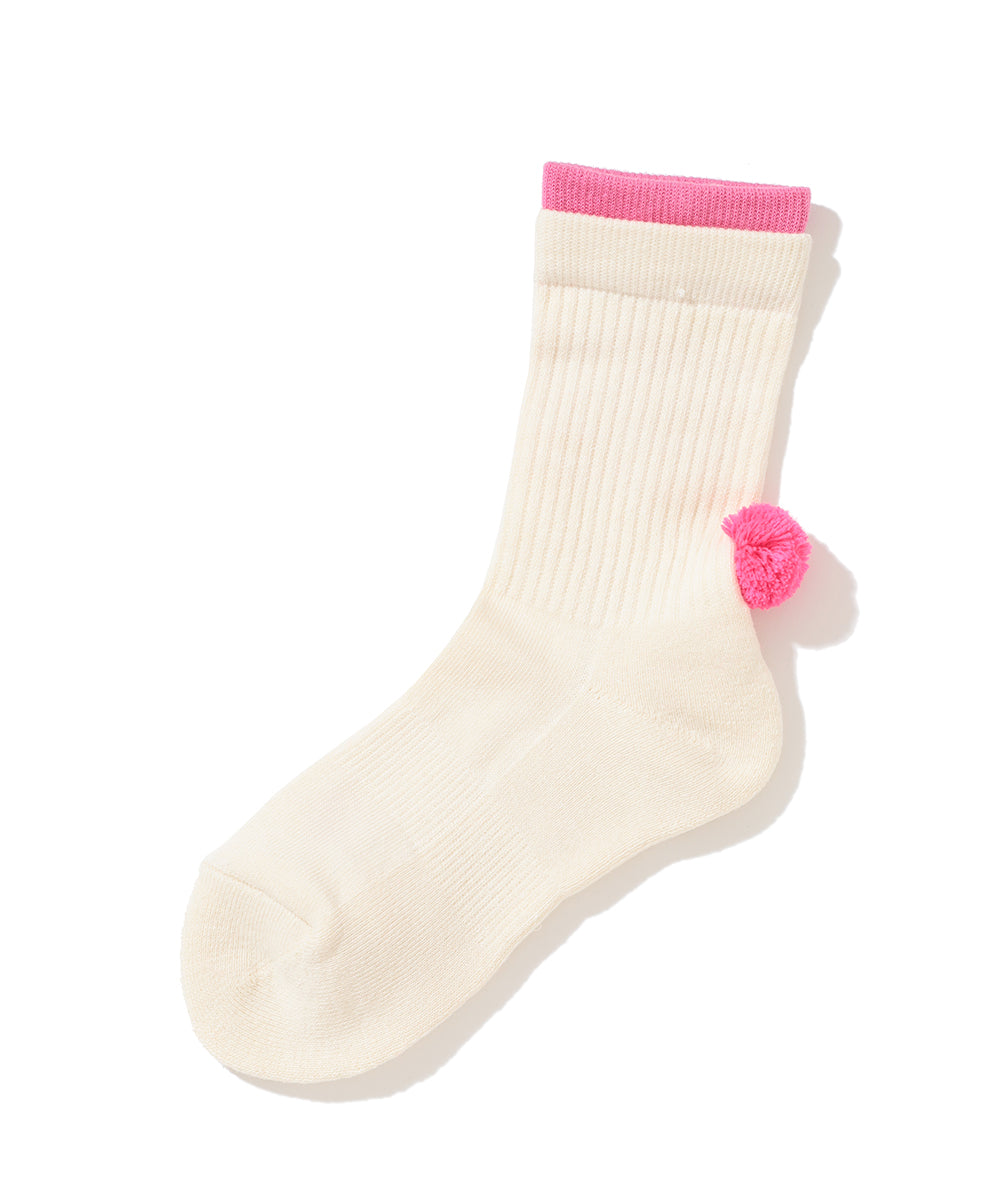 W GN POMPOM POINT MID SOCKS LR3YS33F