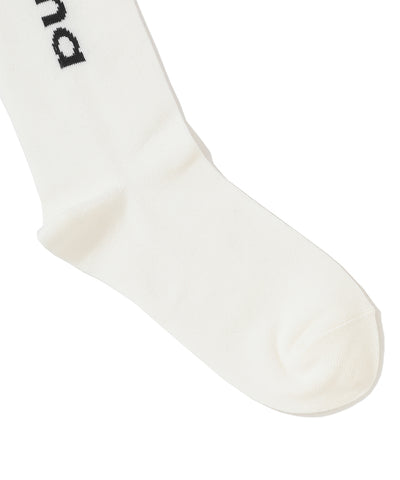 W GN UNBALANCE  LOGO POINT KNEE SOCKS LR3YS34F