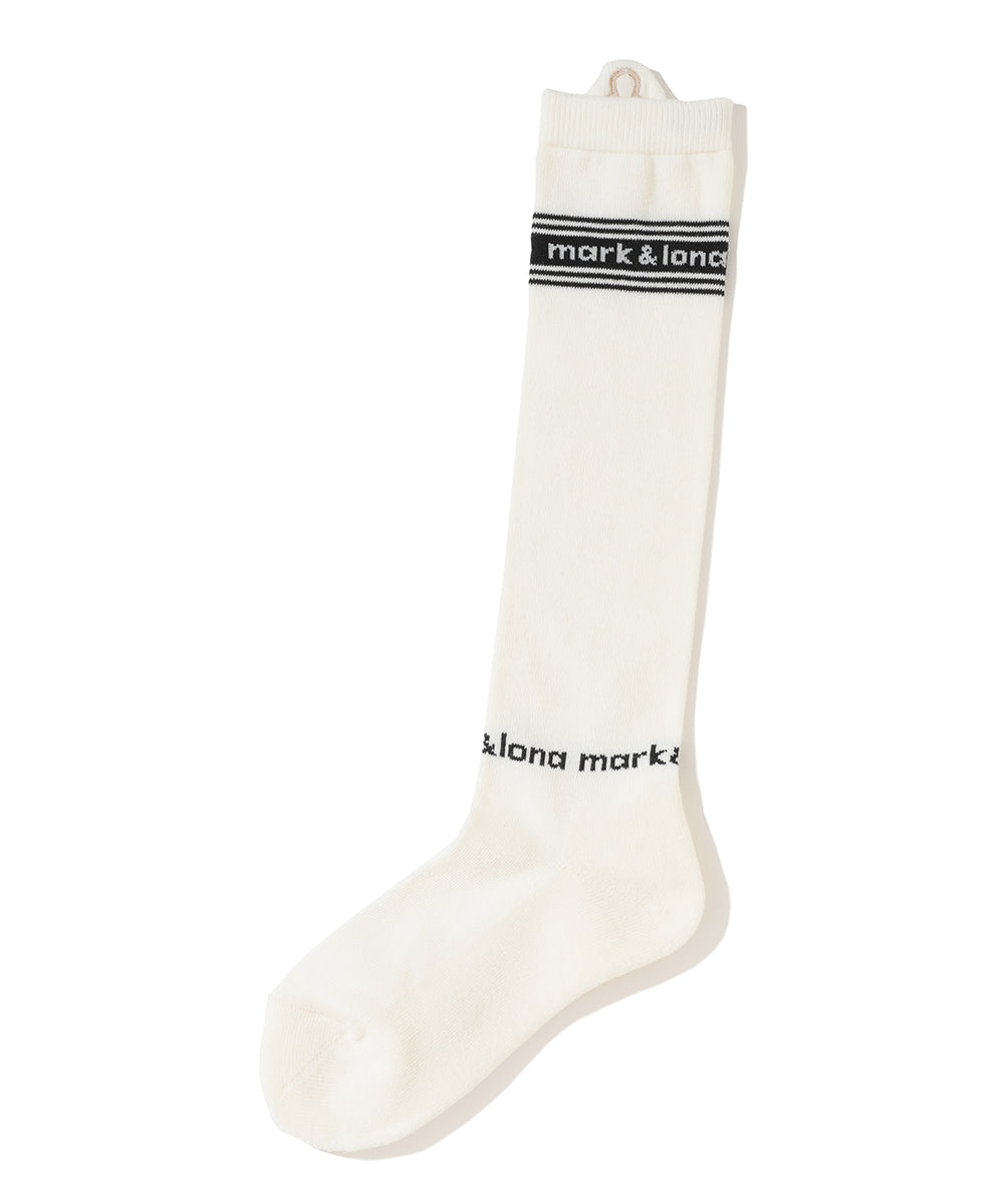 W GN TAPE LOGO POINT KNEE SOCKS LR3YS35F