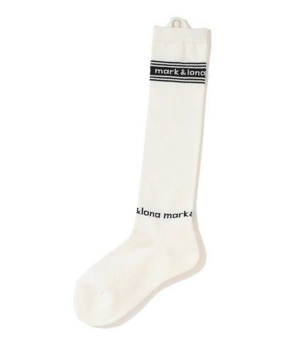 W GN TAPE LOGO POINT KNEE SOCKS LR3YS35F