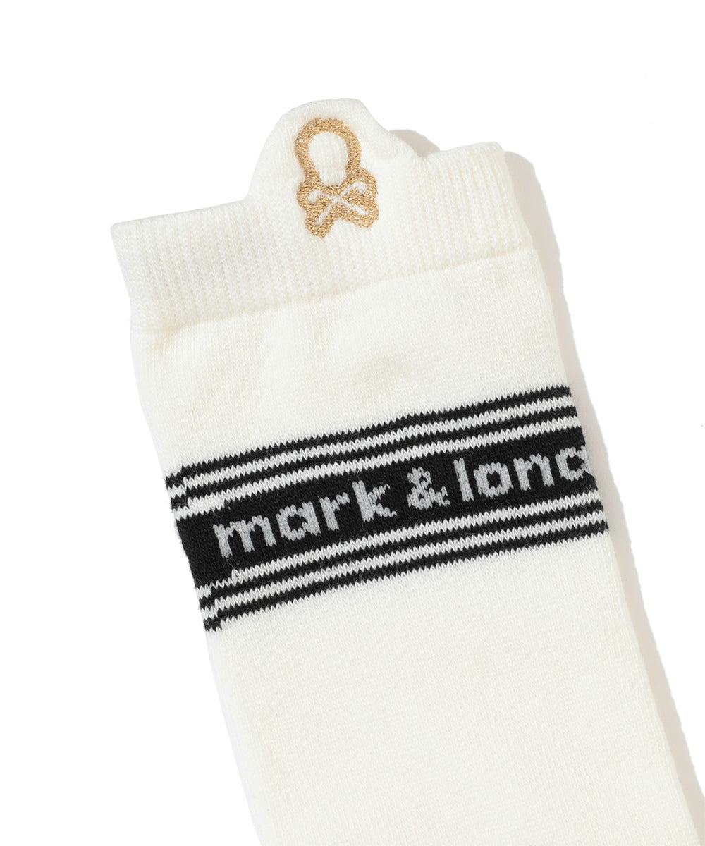 W GN TAPE LOGO POINT KNEE SOCKS LR3YS35F