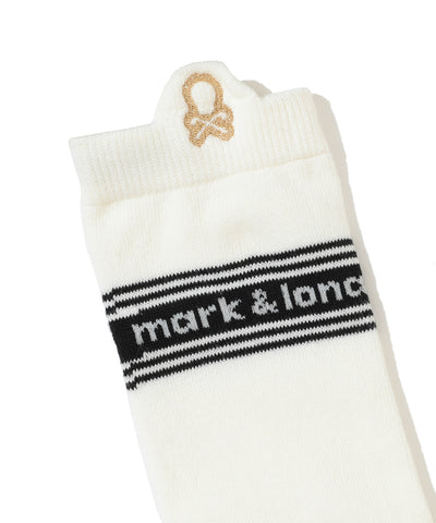 W GN TAPE LOGO POINT KNEE SOCKS LR3YS35F