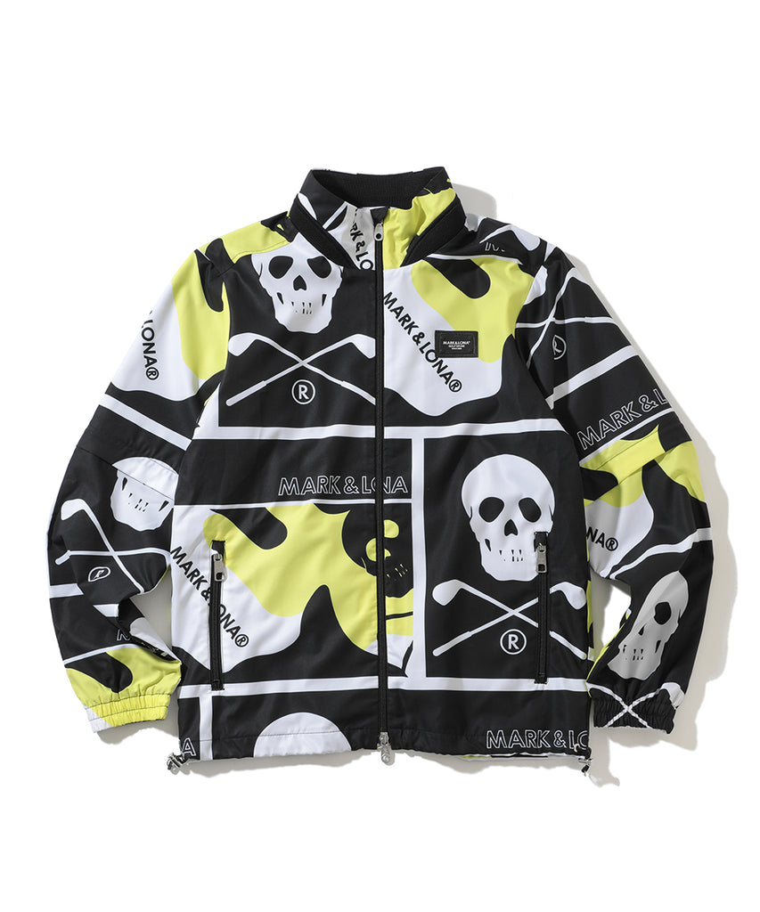 M GN SKULL & CAMO MIX PATTERN WOVEN OUTER LQ1ID01M