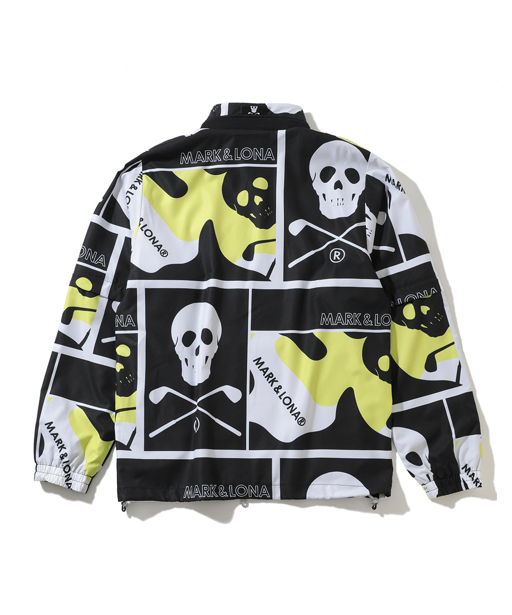 M GN SKULL & CAMO MIX PATTERN WOVEN OUTER LQ1ID01M