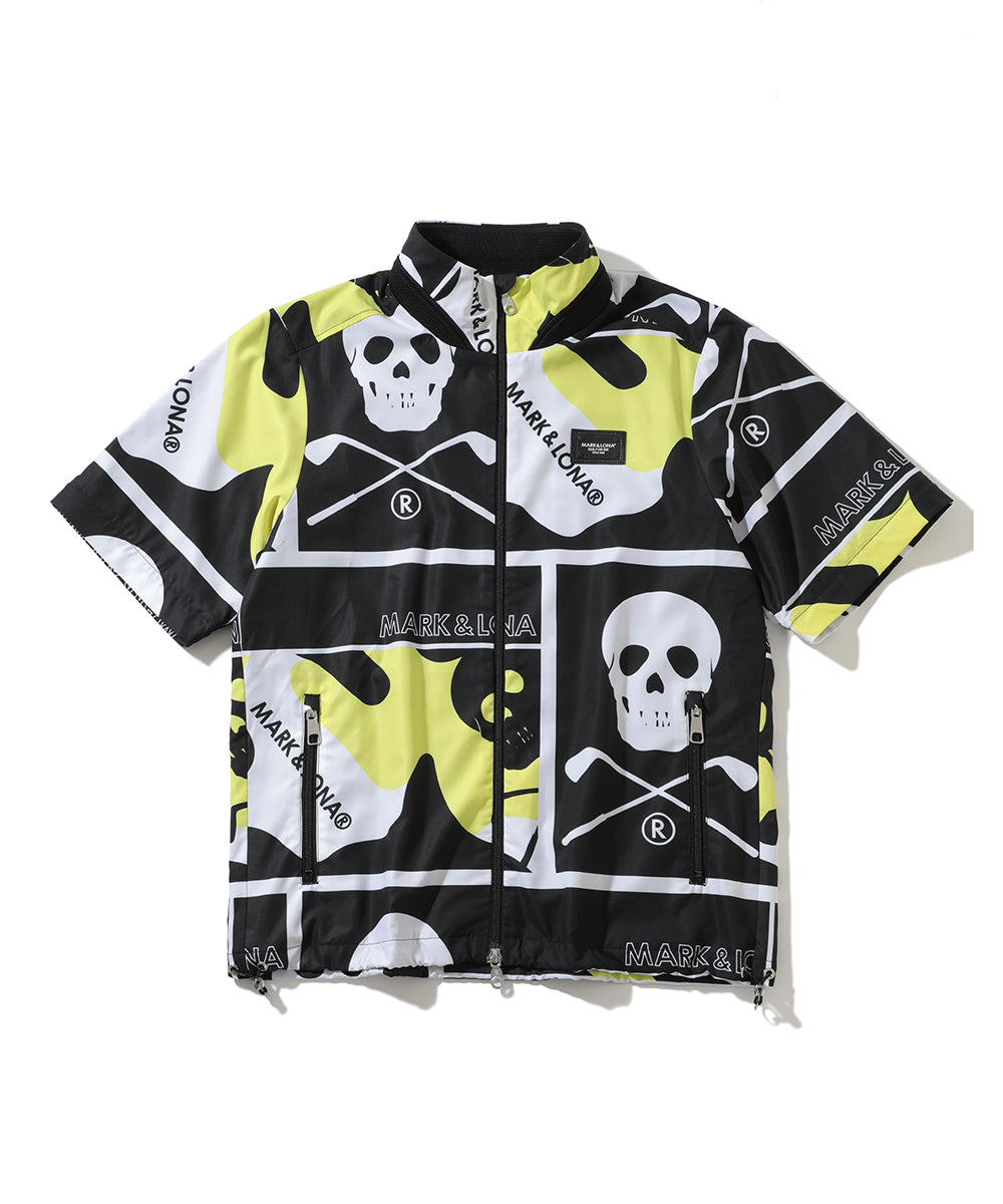 M GN SKULL & CAMO MIX PATTERN WOVEN OUTER LQ1ID01M