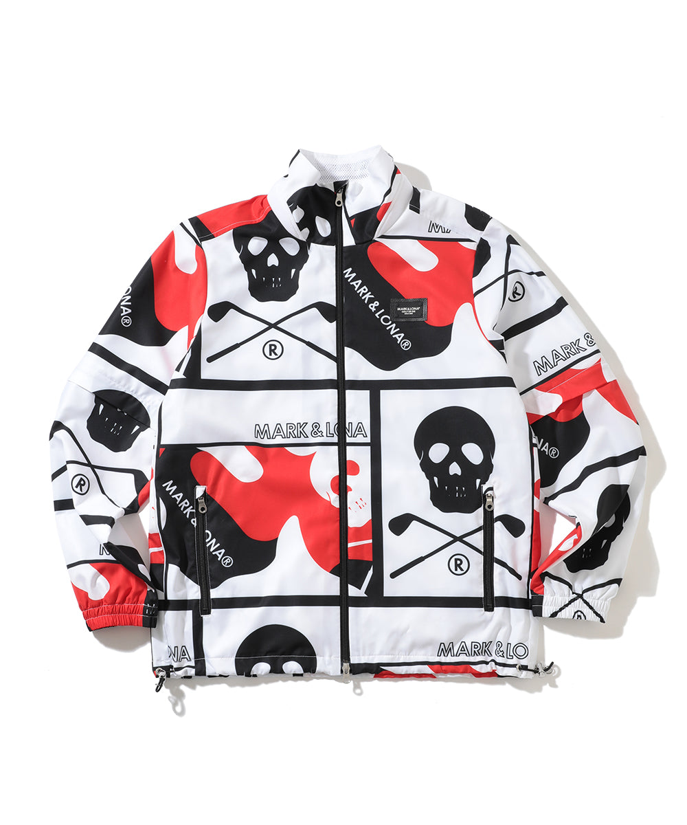 M GN SKULL & CAMO MIX PATTERN WOVEN OUTER LQ1ID01M