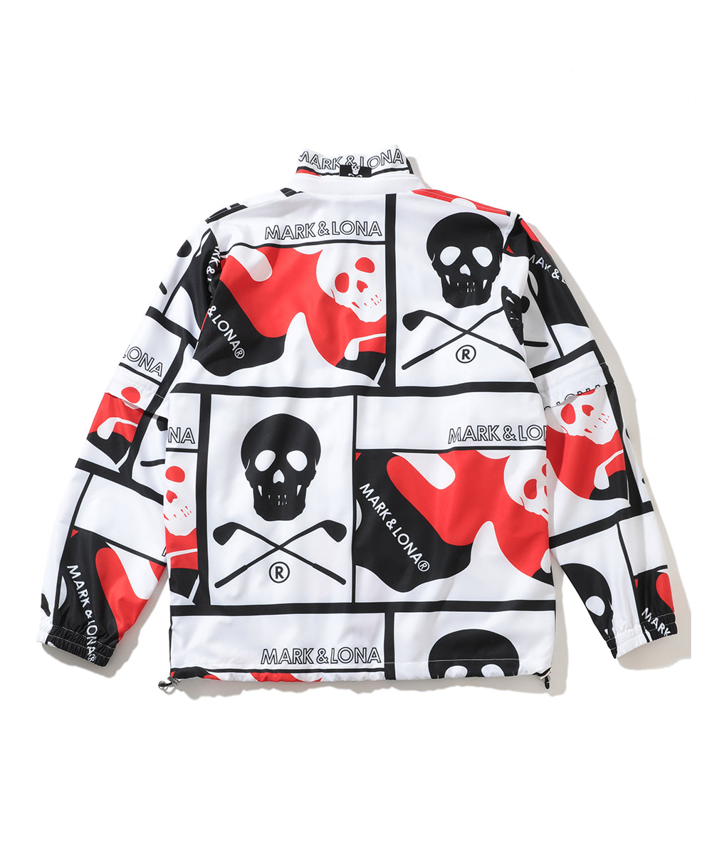 M GN SKULL & CAMO MIX PATTERN WOVEN OUTER LQ1ID01M