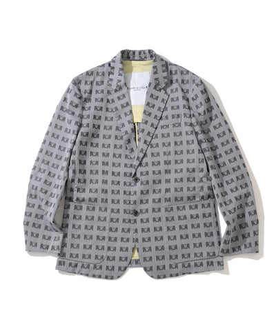 M GN HALF SKULL PATTERN WOVEN JACKET LQ1IJ01M