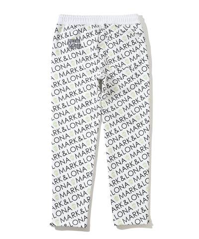 M GN LOGO PATTERN PRINT JERSEY PANTS LQ1IT30M