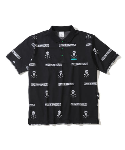 M GN SKULL & LOGO PATTERN JQD SS POLO LQ2IX10M