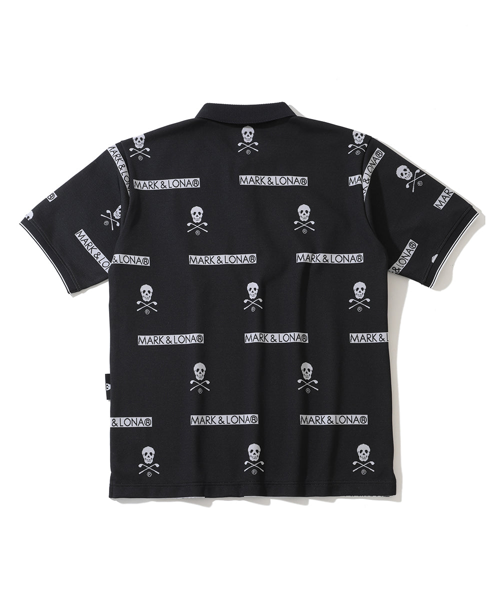 M GN SKULL & LOGO PATTERN JQD SS POLO LQ2IX10M