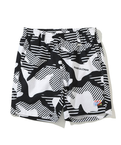 M GN LINE CAMO PATTERN PRINT SHORTS LQ2IF20M