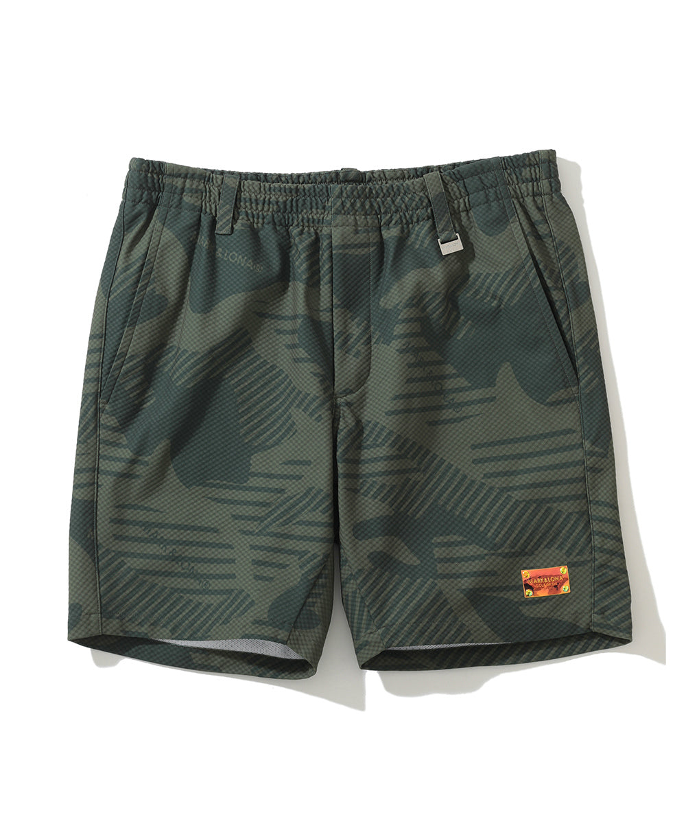 M GN LINE CAMO PATTERN PRINT SHORTS LQ2IF20M