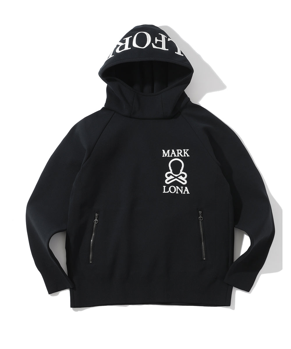 M GN BLANK SKULL LOGO POINT KNIT HOODIE LQ3IB03M