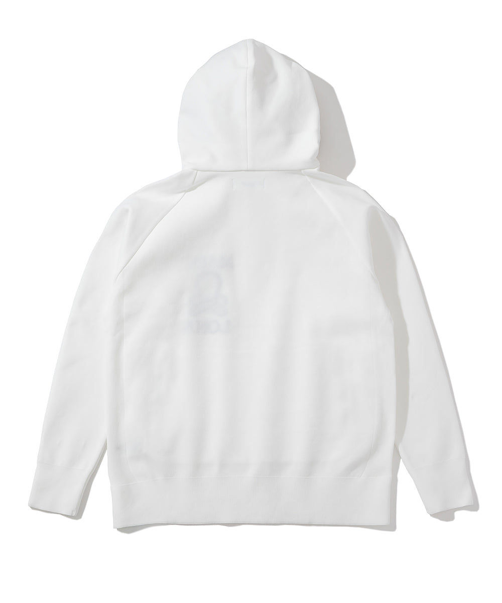 M GN BLANK SKULL LOGO POINT KNIT HOODIE LQ3IB03M