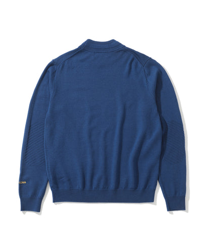 M GN CIRCLE WAPPEN POINT SOLID KNIT CREW LQ3IB04M