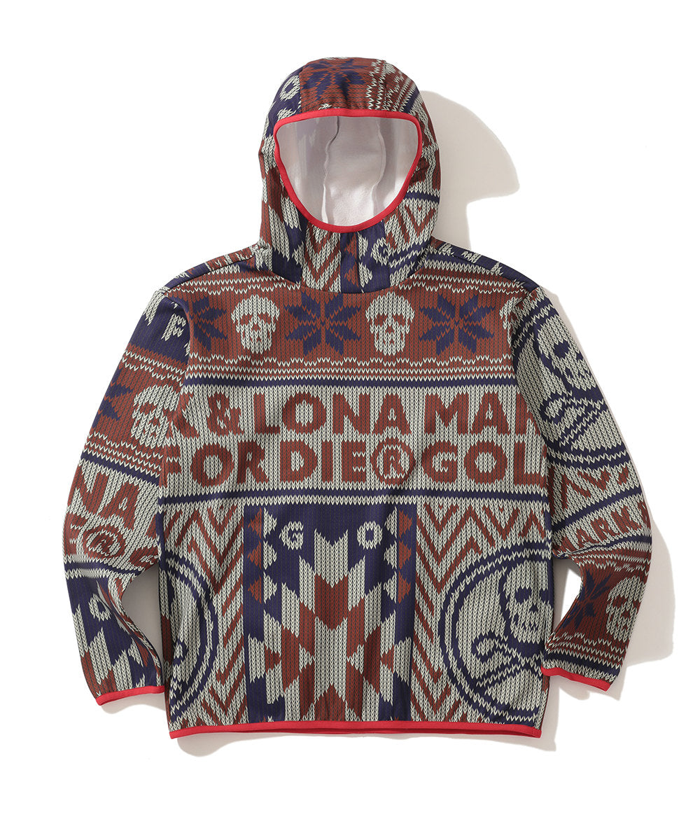 M GN ML-NORDIC & GRAPHIC PATTERN HOODIE LQ4IC04M