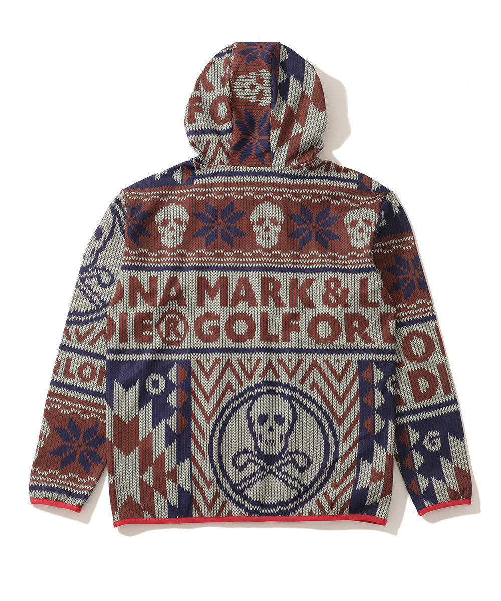 M GN ML-NORDIC & GRAPHIC PATTERN HOODIE LQ4IC04M