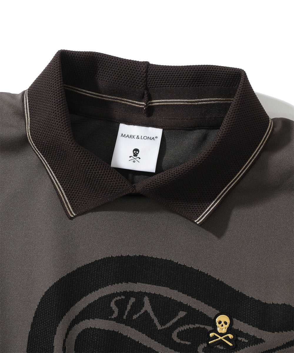 M GN BIG LOGO GRAPHIC BUTTONLESS SS POLO LQ3IX01M