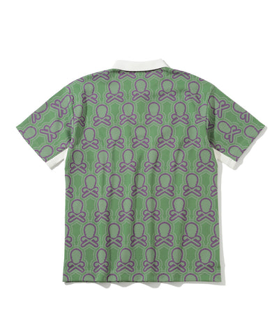 M GN BLANK SKULL PATTERN JQD SS POLO LQ3IX05M