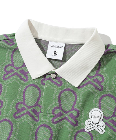 M GN BLANK SKULL PATTERN JQD SS POLO LQ3IX05M