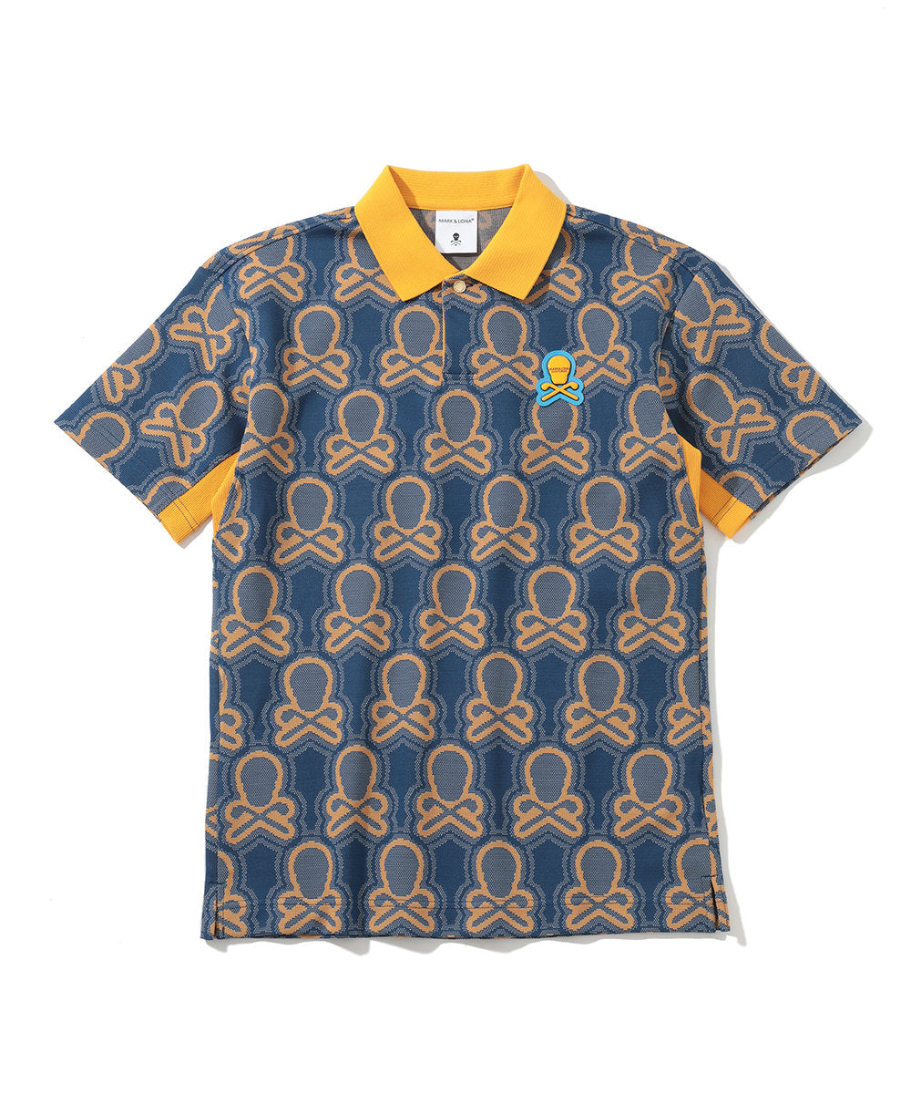 M GN BLANK SKULL PATTERN JQD SS POLO LQ3IX05M