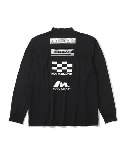 M GN CIRCLE LOGO POINT LS MOCK-NECK T-SHIRTS LR1IA02M