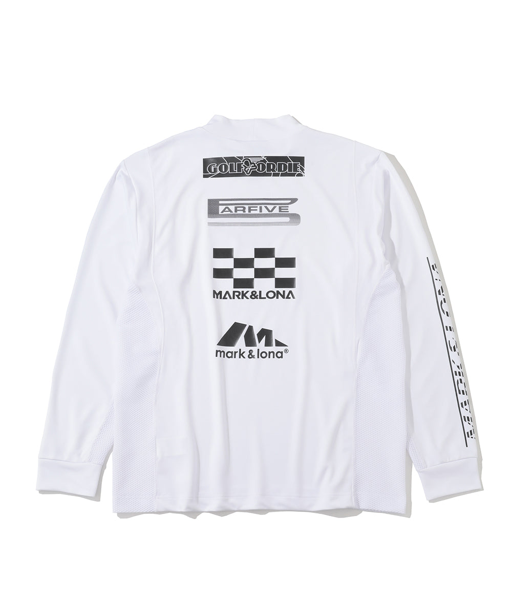 M GN CIRCLE LOGO POINT LS MOCK-NECK T-SHIRTS LR1IA02M