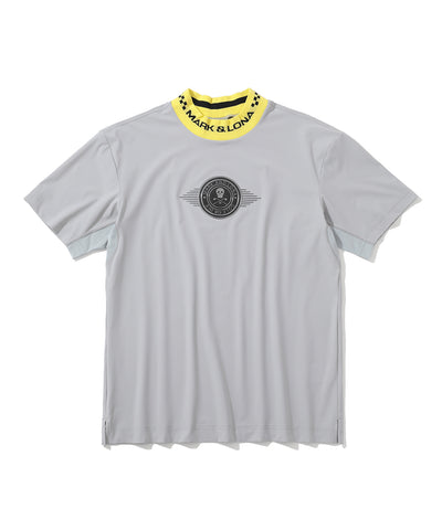 M GN CIRCLE LOGO POINT MOCK-NECK SS T-SHIRTS LR2IA11M
