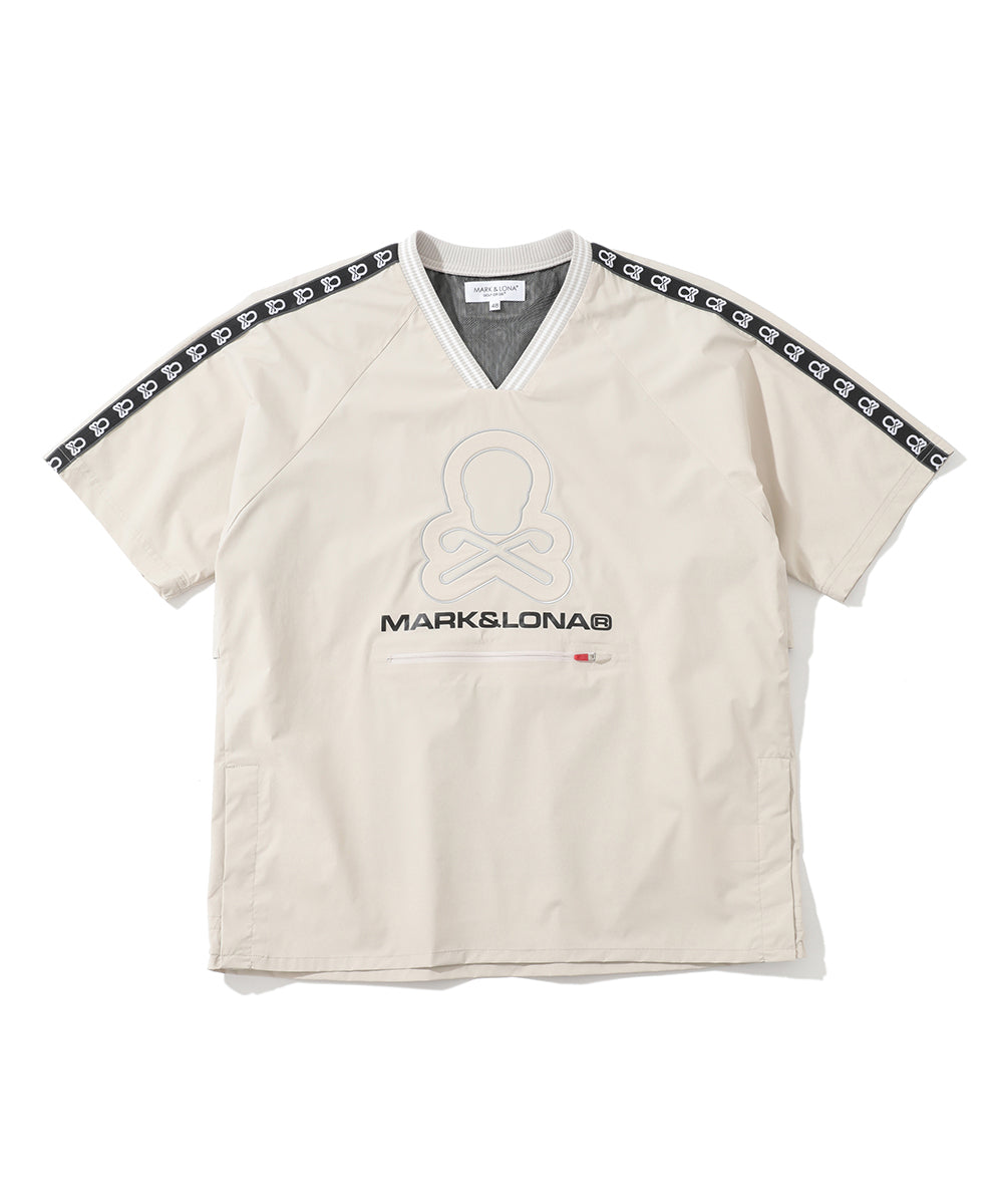 M GN BLANK SKULL SS V-NECK LR2IC04M