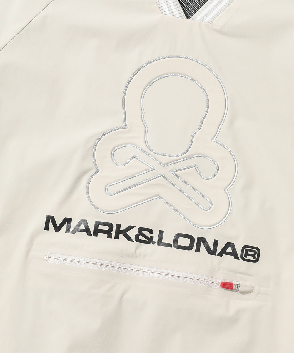 M GN BLANK SKULL SS V-NECK LR2IC04M