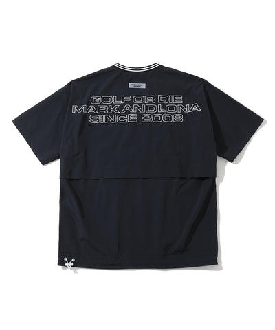M GN BLANK SKULL SS V-NECK LR2IC04M