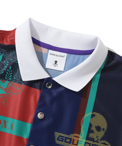 M GN RETRO GRAPHIC SS POLO LR1IX04M