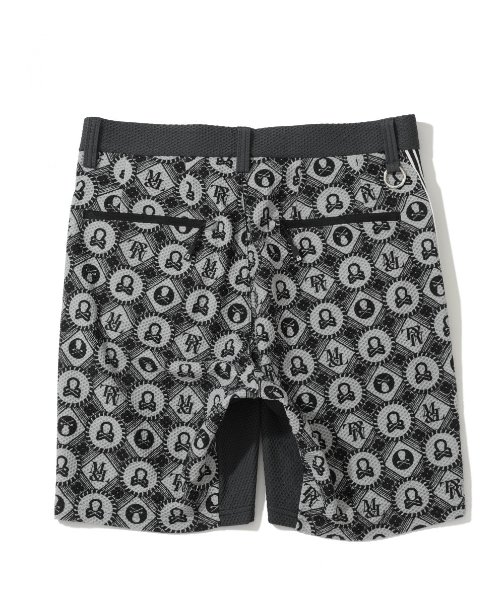 M GN CIRCLE SKULL PATTERN SHORTS LR2IF19M