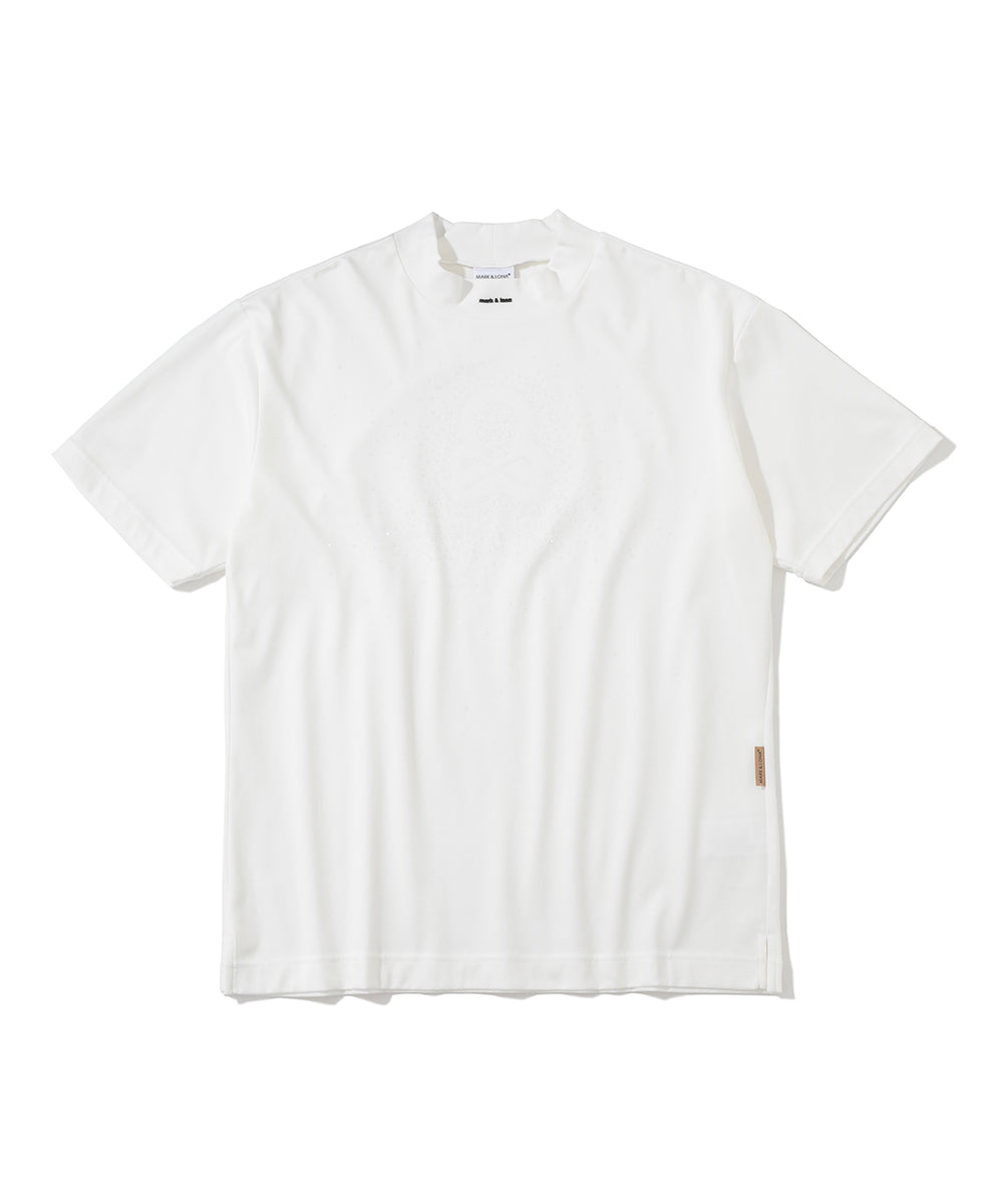 M GN STONE GRADATION MOCK-NECK SS T-SHIRTS LR3IA04M