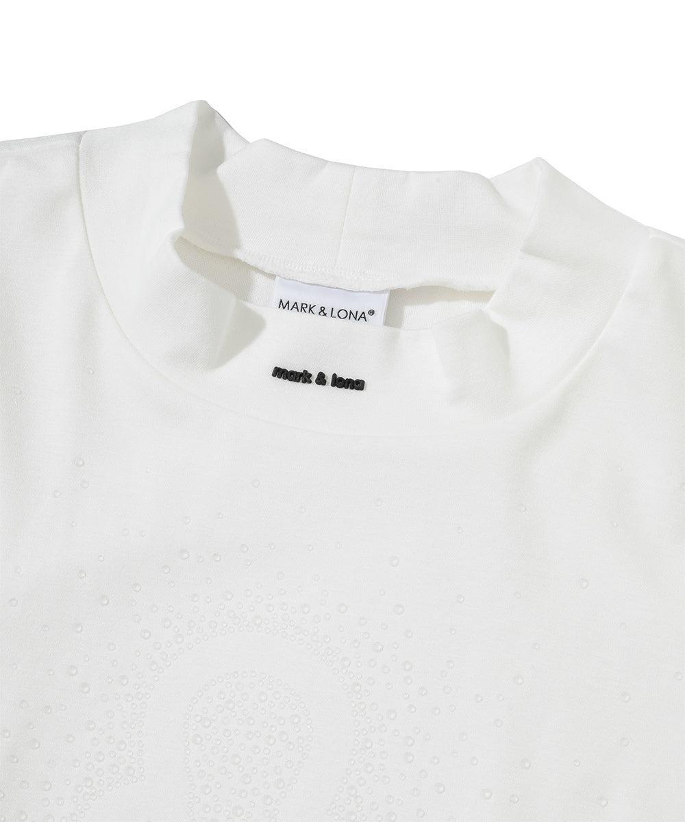 M GN STONE GRADATION MOCK-NECK SS T-SHIRTS LR3IA04M