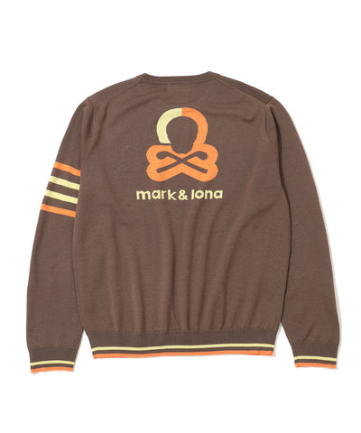 M GN BLANK SKULL POINT CREW KNIT LR3IB01M