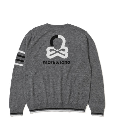 M GN BLANK SKULL POINT CREW KNIT LR3IB01M