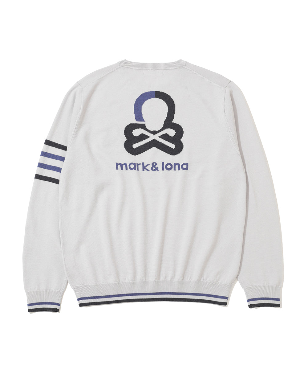 M GN BLANK SKULL POINT CREW KNIT LR3IB01M
