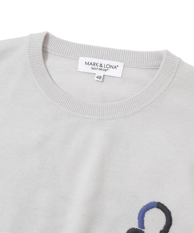 M GN BLANK SKULL POINT CREW KNIT LR3IB01M