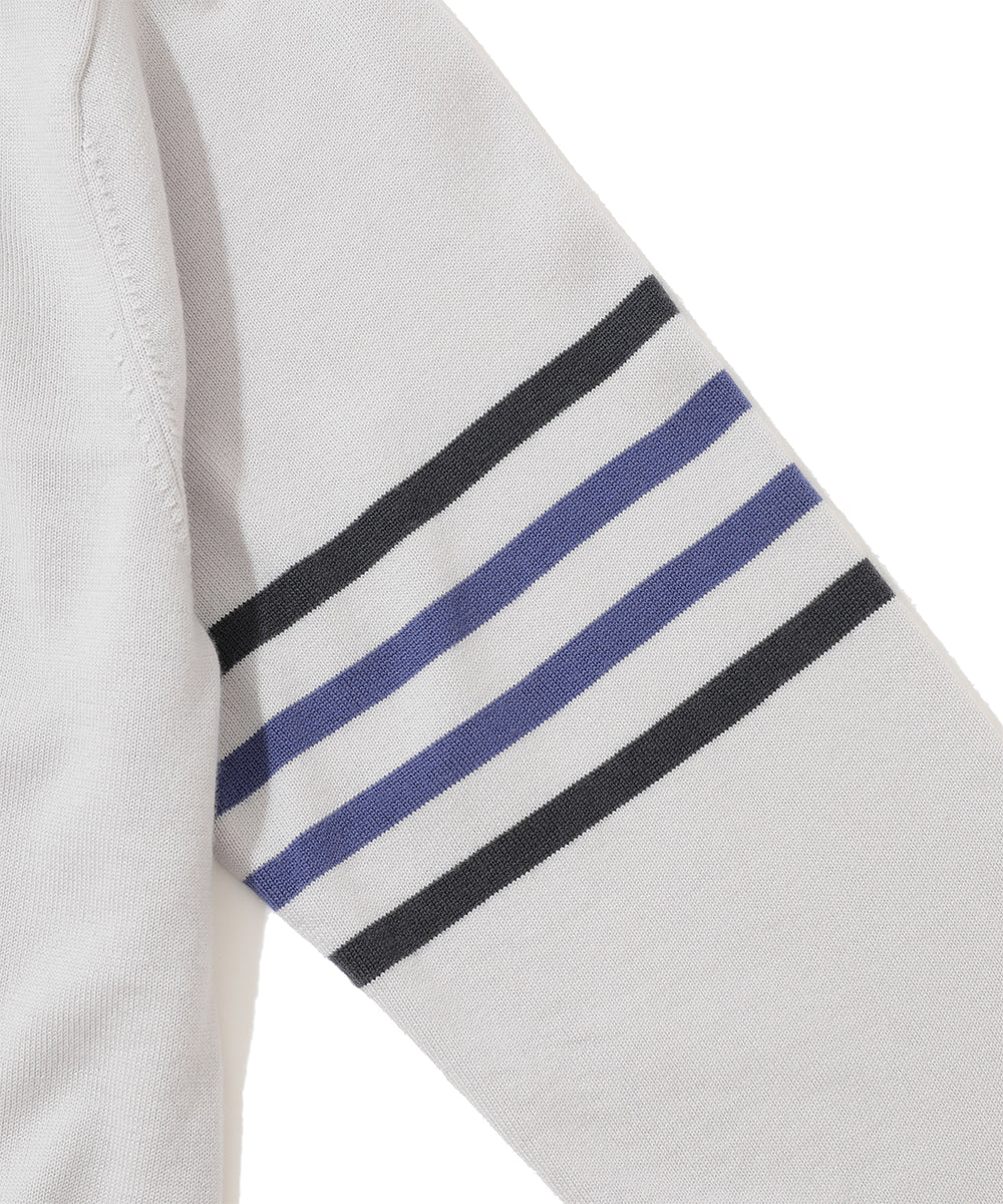 M GN BLANK SKULL POINT CREW KNIT LR3IB01M