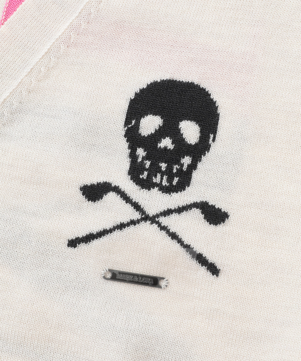 M GN BACK LOGO POINT KNIT CARDIGAN LR3IB02M