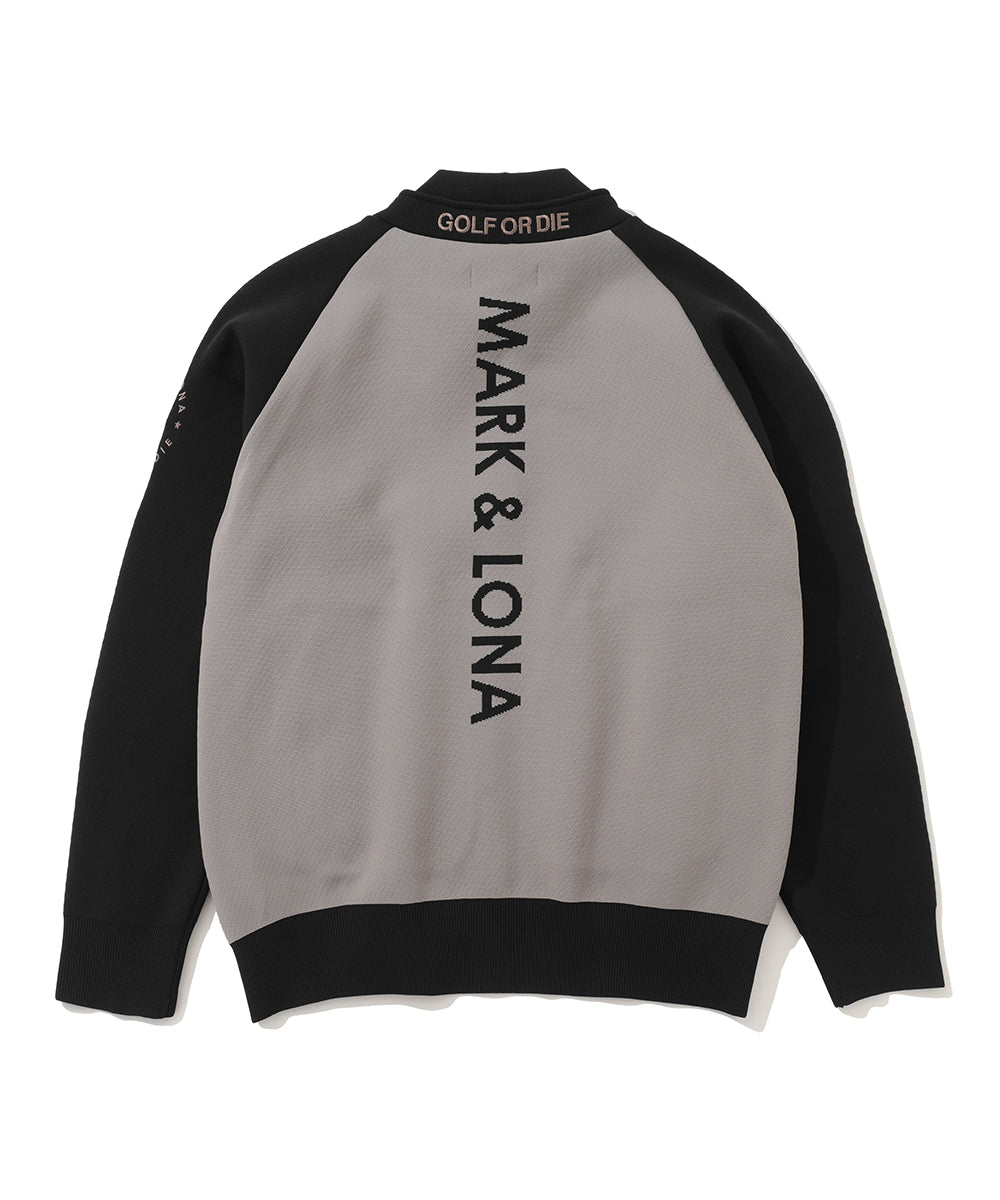 M GN BIG CIRCLE LOGO POINT KNIT HOODIE LR3IB04M