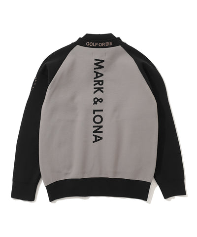 M GN BIG CIRCLE LOGO POINT KNIT HOODIE LR3IB04M