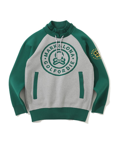 M GN BIG CIRCLE LOGO POINT KNIT HOODIE LR3IB04M