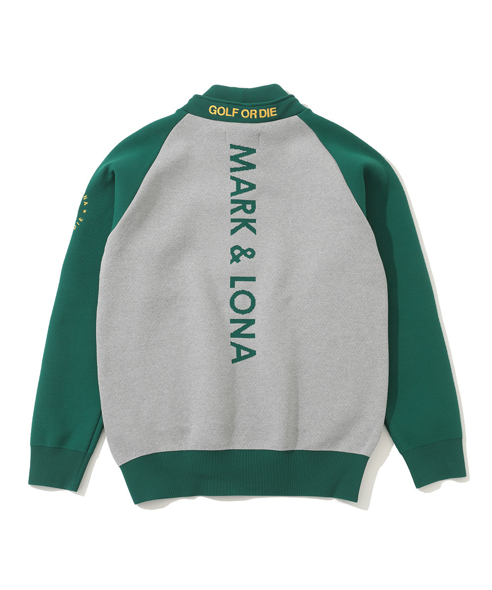 M GN BIG CIRCLE LOGO POINT KNIT HOODIE LR3IB04M