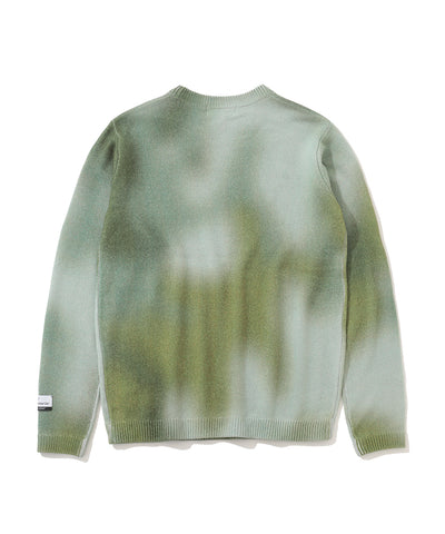 M GN TIE-DYE CASHMERE CREW KNIT LR4IB08M