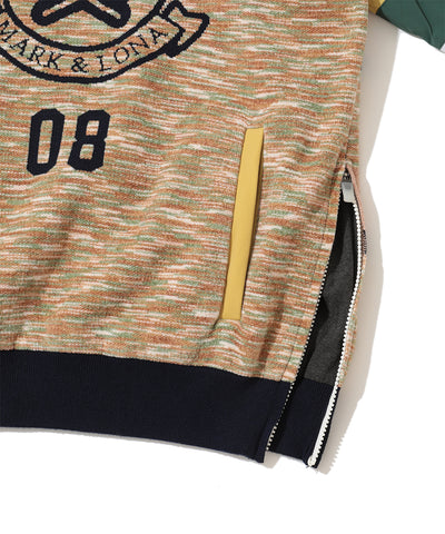 M GN MULTI COLOR CREW KNIT LR4IB09M